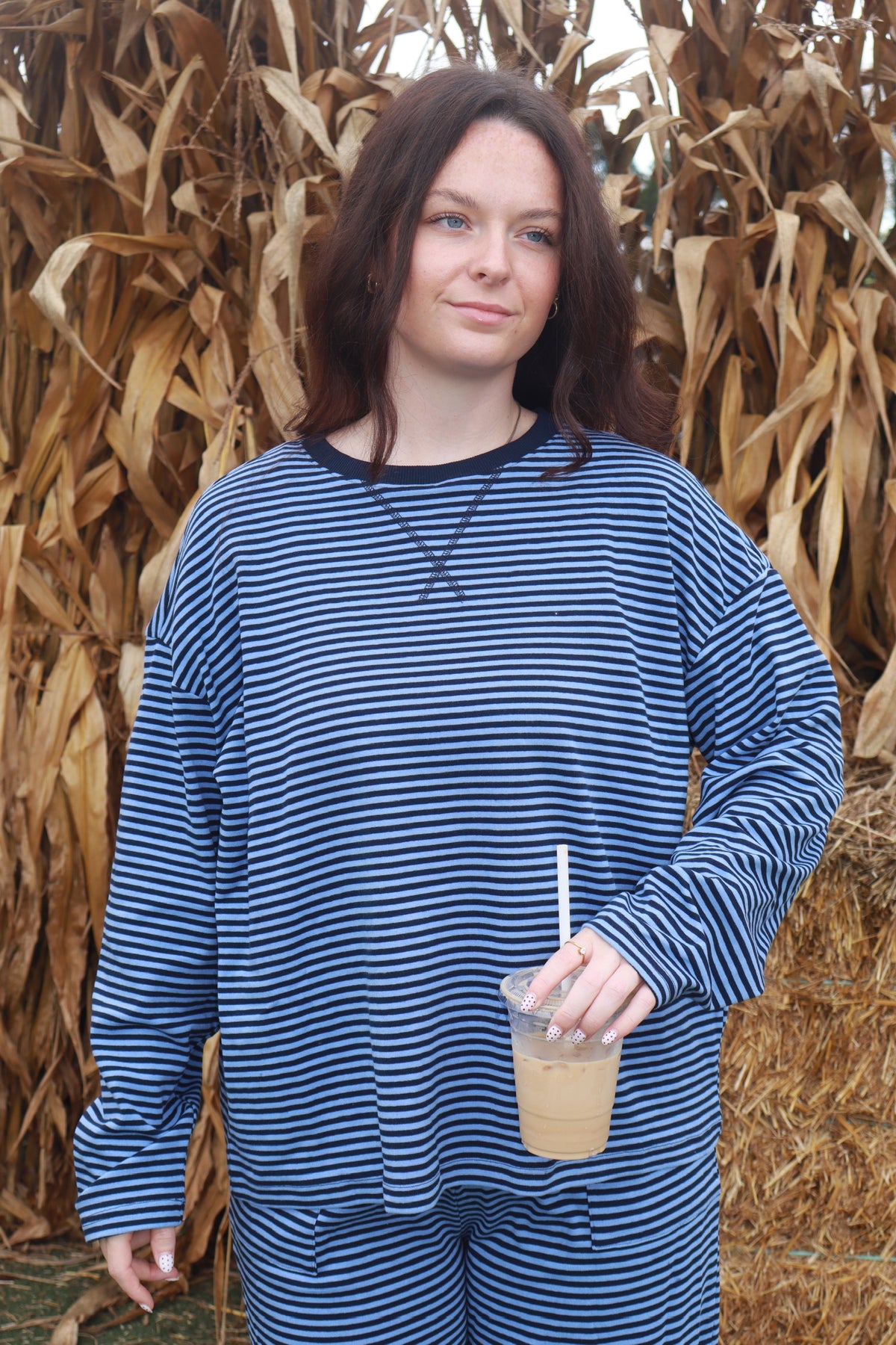 Striped Lounge Top