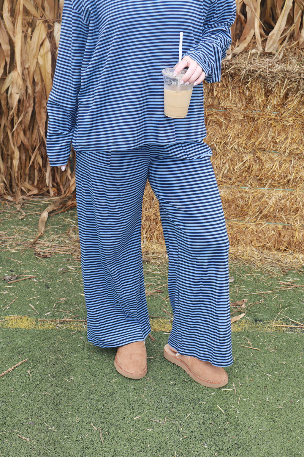 Striped Lounge Bottoms