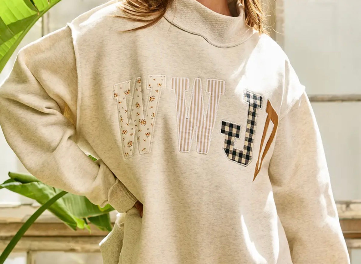 WWJD Mockneck