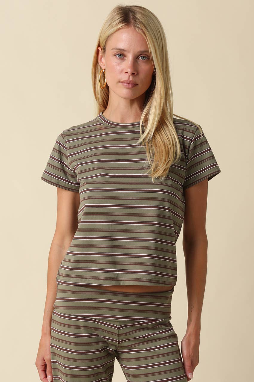 Dani Striped Baby Tee
